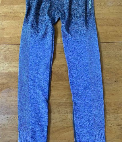 Gymshark seamless ombré leggings, high rise, Indigo grey, Size S - $23 -  From Kate