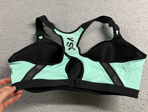 Victoria's Secret VSX Mint Green & Black Sports Workout Bra 40DD EUC Size  40 E / DD - $35 - From Sophia