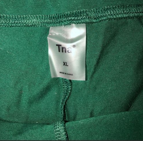 Aritzia Green TnaCHILL™ Atmosphere Hi Kick Flare Legging Size XL