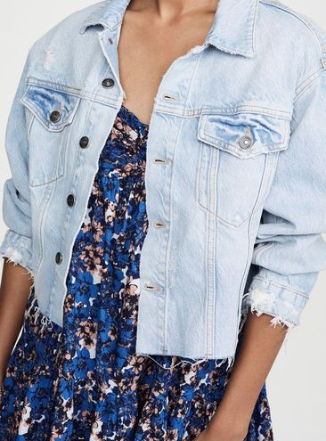 Free People Amelia Slouchy Trucker 