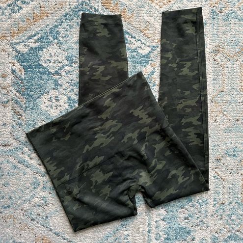 Spanx [] NWT Green Camo Print Seamless Leggings-1X - $49 New