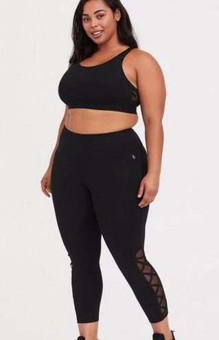 Torrid Crop Lattice Legging - Performance Core Size 2 PLUS 2X