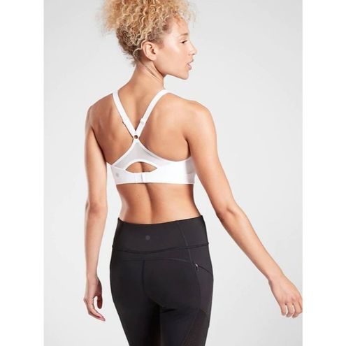 Athleta Advance Sports Bra 40DD White Sports Bra