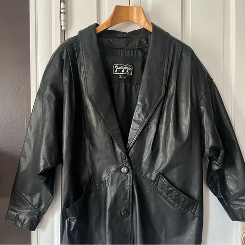 Vintage Men's Jacket - Black - L