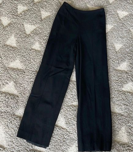 NEW CHANEL Jeans Black Pants Gradient Cotton White Straight Heart