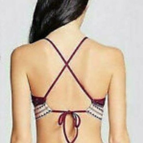 Shade & Shore 38DD Bikini Top Purple Passion Strappy Swim Top Gold Band 985  Size undefined - $19 - From Bailey