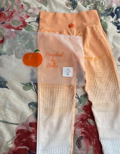 Peached By Nellie Leggings Orange Size XS - $50 (23% Off Retail