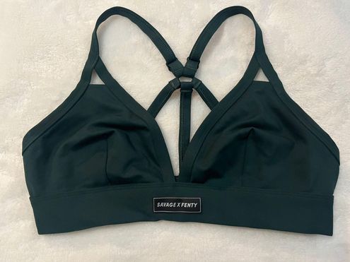 Savage X Fenty Sports Bra Green Size L - $15 (66% Off Retail