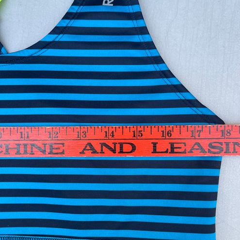 Reebok Blue Striped Sports Bra Size XL - $20 - From Julz