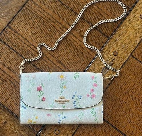 Coach FLORAL MINI CROSSBODY WITH CHAIN STRAP - $75 - From Amanda