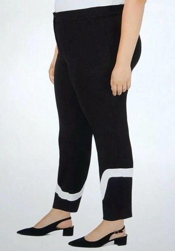 Alfani Plus 20W Ankle Pants Skinny Leg Mid-Rise Comfort Waist Flat Front  Black Size undefined - $21 New With Tags - From Lori