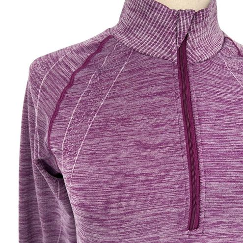 Saucony Half Zip Athletic Breathable Slim Fit Pullover Purple Size Small -  $35 - From Ava