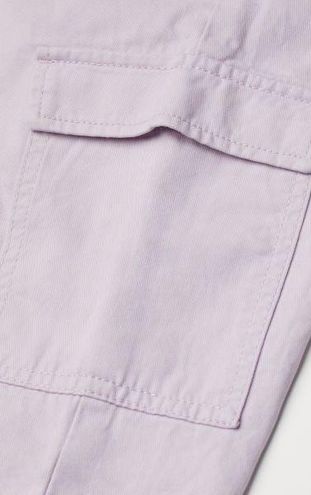 H&M Twill Cargo Pants Purple Size 26 - $27 (46% Off Retail) - From