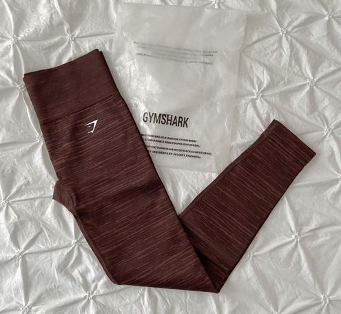 Gymshark Adapt Marl Seamless Leggings Size small, archive brown