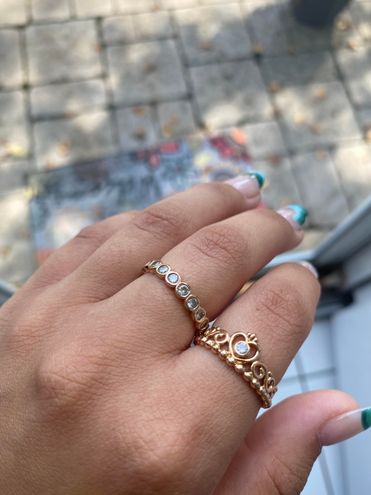 Pandora princess tiara crown online ring rose gold