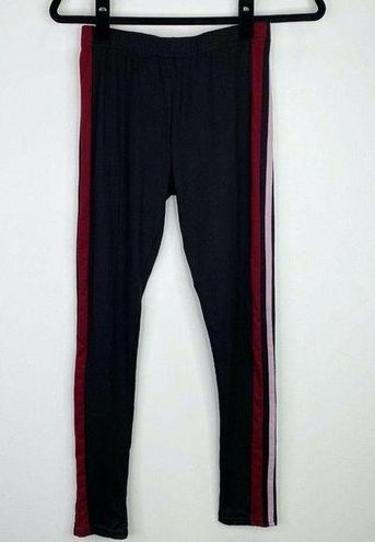 Shosho Black Side Stripe Leggings Pants Size Medium M Womens - $9 - From  Accessory