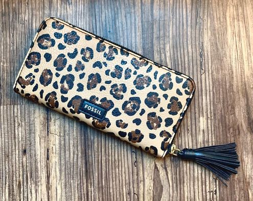 fossil cheetah wallet