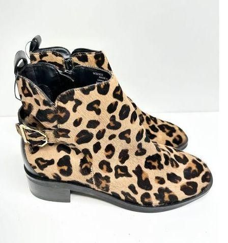 Cole Haan Boots Womens Size 6.5B Kimberly Waterproof Leopard