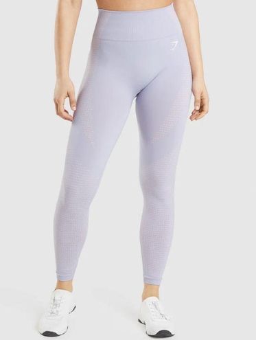 Gymshark Vital Seamless Leggings - Grey Purple