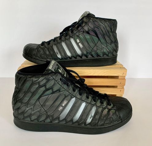 Adidas Pro Model Xeno Black Iridescent Reflective Shoes Top Size 11 - (50% Off Retail) - From Talianna