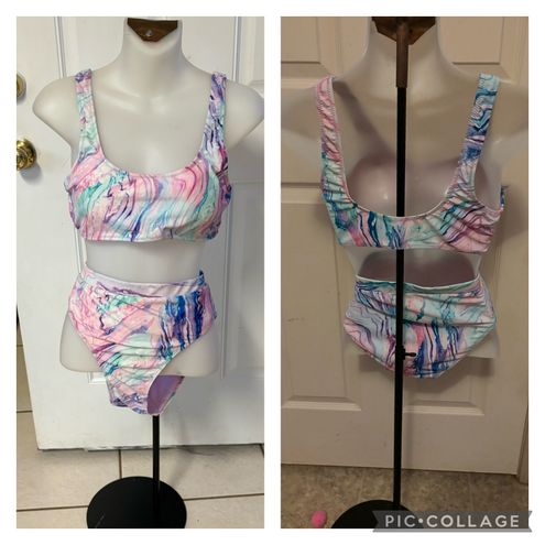 Dulce Tank Top High Waisted Bikini Set