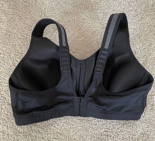 LIVI Active Gray and Black Adjustable Sports Bra (Size 40C) - $20