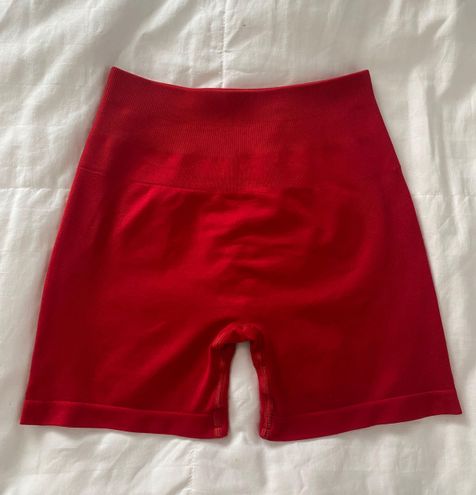Alphalete Amplify Shorts 4.5” in Formula Red (Size: XS) - $65 - From
