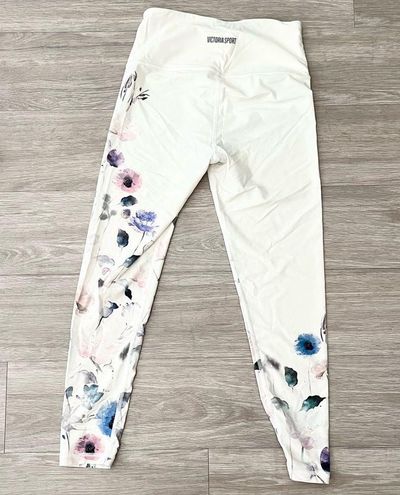 Victoria's Secret Sport VSX Active Seamless High Rise White Floral