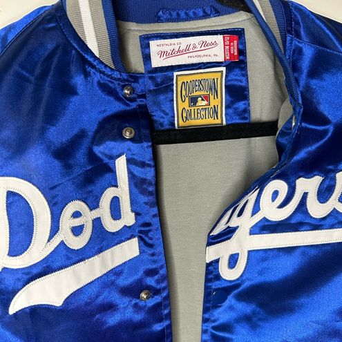 Mitchell & Ness Los Angeles Dodgers Youth Colorblocked Satin Jacket - Macy's