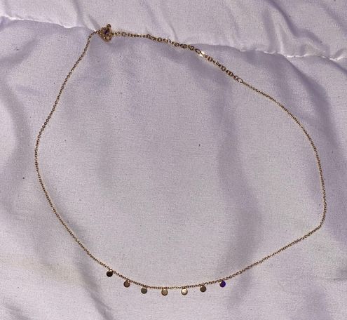 Cute Target Choker Necklace Gold - $11 