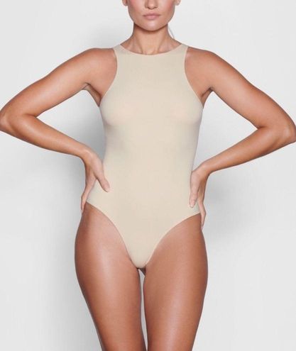 Fits Everybody High Neck Bodysuit - Mica