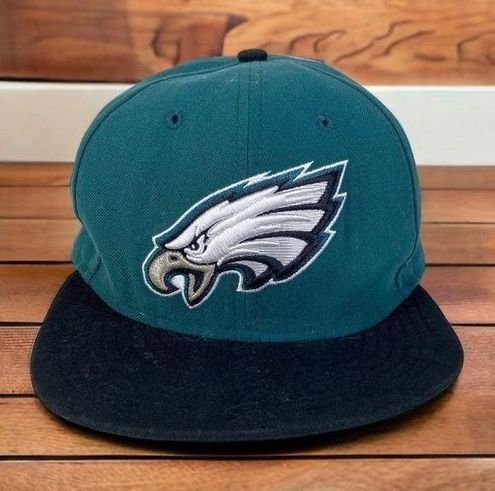 NFL Philadelphia Eagles Green Fitted New Era 59Fifty Men's Cap Hat Sz 7 3/8