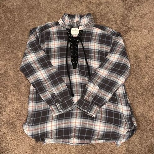 Shop Eagles Flannel Shirt 