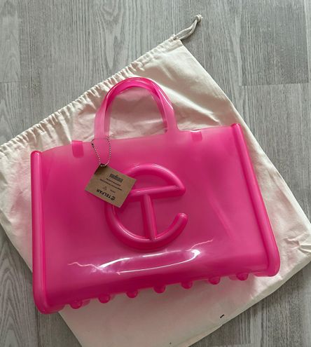 Telfar Bags | Telfar x Melissa Clear Pink Small Jelly Shopper | Color: Pink | Size: Os | Sohoskirt's Closet