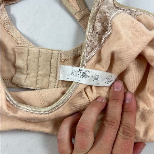 42D peach cotton no padding no wire t-shirt bra Size undefined