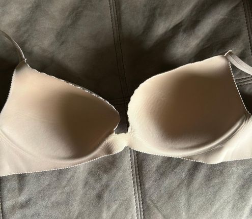 Victoria's Secret 36D Angels Secret Embrace Push Up Bra Nude Beige