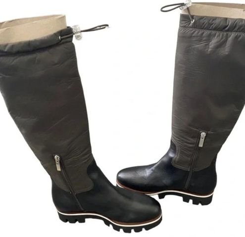 Aquatalia New Marlo Nylon Waterproof Knee High Boots Size