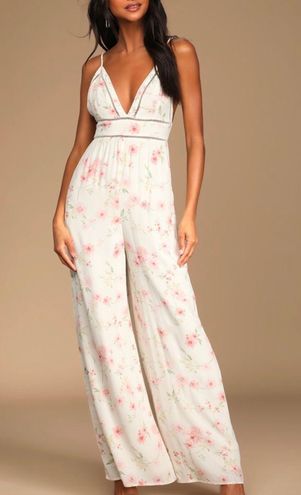 Ivory Jumpsuit - Sleeveless Jumpsuit - Cropped Jumpsuit - Lulus