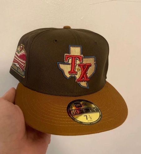 Brand New Texas Rangers 7 5/8 New Era Hat