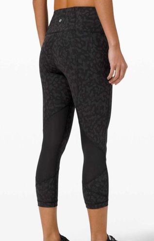 Lululemon Pace Rival High-Rise Crop 22 - Formation Camo Deep Coal Multi /  Black Size 4 - $75 (14% Off Retail) - From A