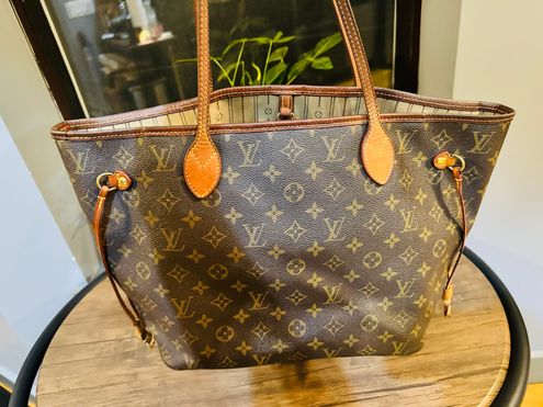 Louis Vuitton // Brown Monogram Neverfull MM Tote Bag – VSP