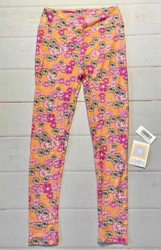 LuLaRoe NWT - - Women's Orange Floral Leggings - $24 New With Tags - From  Dogwood