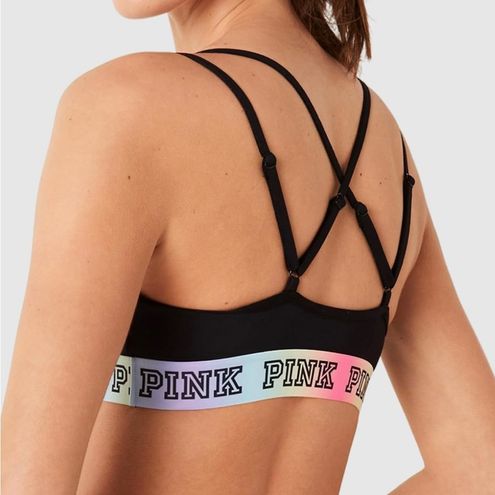 PINK - Victoria's Secret Lightly Lined Strappy Sports Bra And Aerie