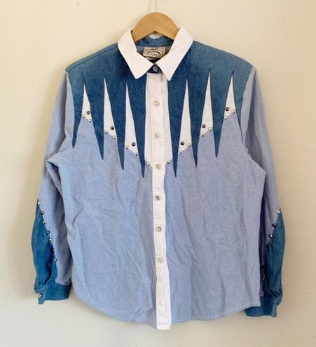 American Vintage Men's Shirt - Blue - L