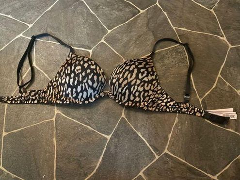 Victoria's Secret Leopard Print Push Up Bra Black - $23 (42% Off Retail) -  From Angel