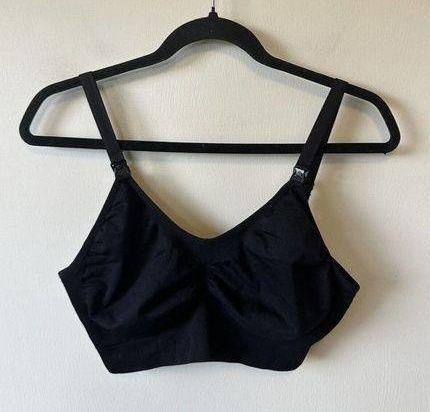 Kindred Bravely Black Nursing Bra Size Large