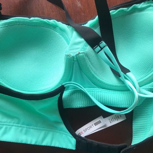 Victoria's Secret Sport Underwire Sports Bra 32B Green Size