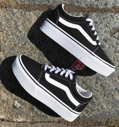 vans ward women's platform skate shoes