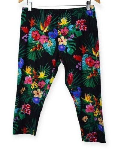 No Boundaries Leggings XL Juniors Floral Print Polyester Blend Stretch -  $10 - From Nina