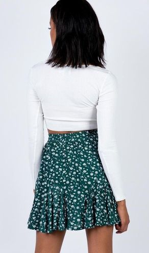 Delungra mini top skirt forest green